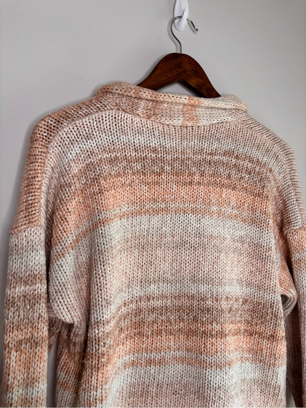 Wilfred Free Hosk Sweater Chunky Knit Cardigan Brown Medium - Picture 3 of 8
